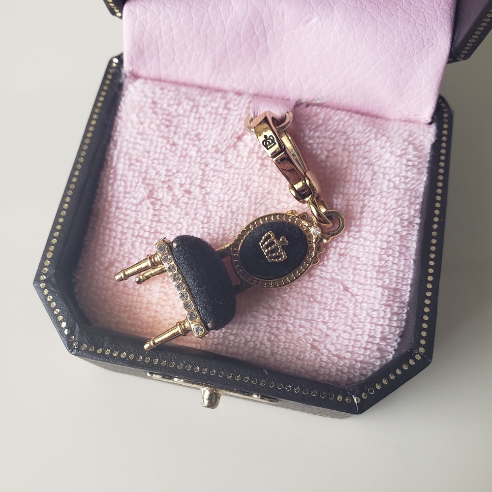 Juicy Couture RARE 2008 Louis XV black chair charm